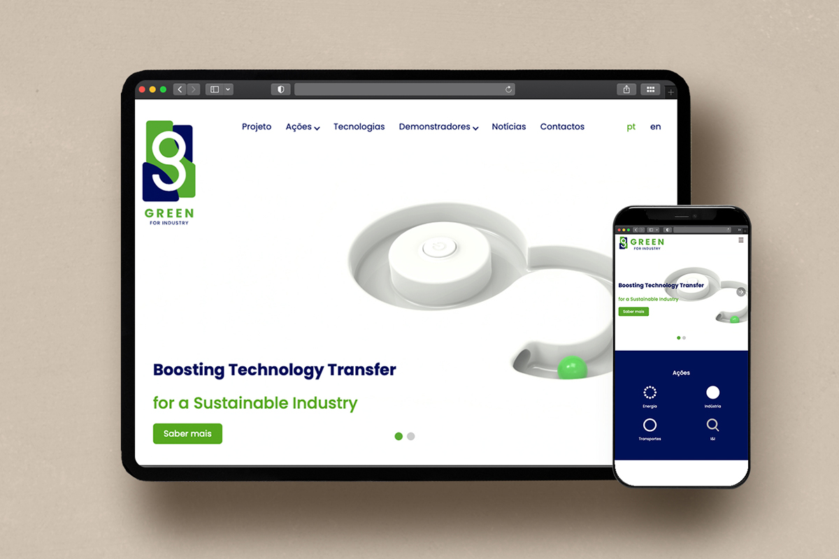 CeNTI-Green4Industry: website dá a conhecer Projeto e tecnologias