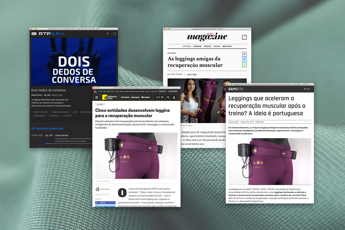 CeNTI-Wear2Heal em destaque na Imprensa 